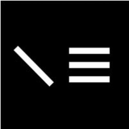 Black box with 4 white lines