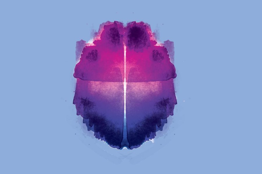 Watercolour image of a brain